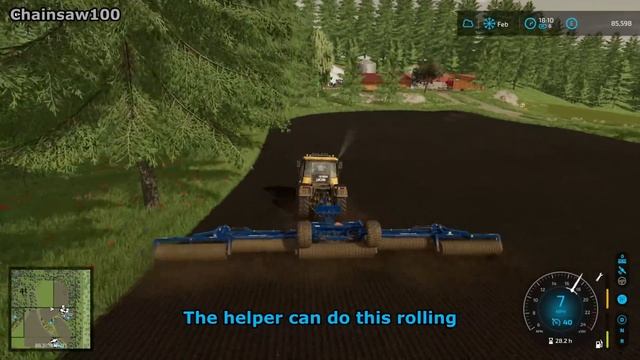 CONCRETING OUR MAIN YARD - Survival Challenge FS22 Calm Lands Ep 136 смотреть онлайн