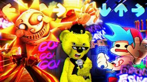 ДЕТСАД в FNF  СОЛНЦЕ и ЛУНА ЧИТАЮТ РЭП