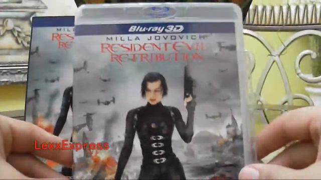 Resident Evil: Retribution Bluray 3D Unboxing смотреть онлайн