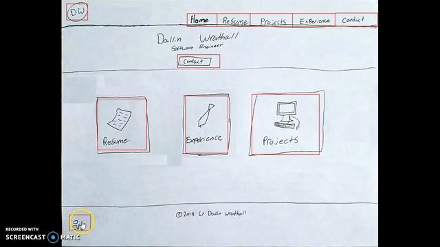 Interactive Mockup e-portfolio - draft смотреть онлайн