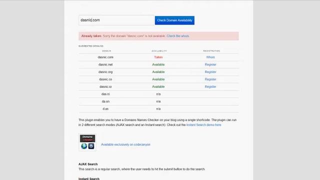 domain name checker premium plugin wordpress смотреть онлайн