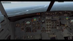 Boeing 737-200. Заход через VOR/DME в Пулково.