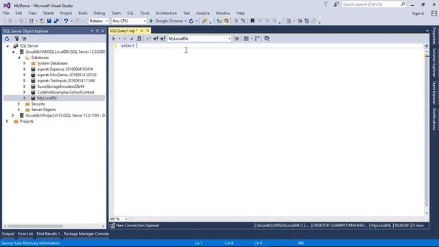 How to connect to LocalDB(local database) смотреть онлайн