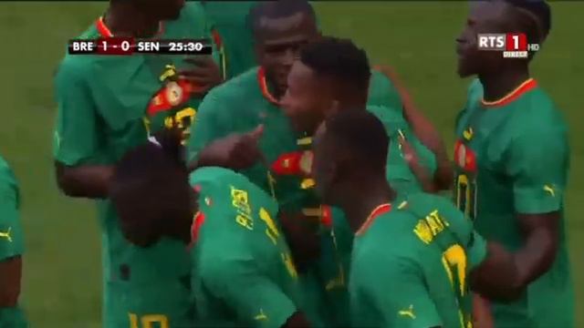 le boulet de cannot d'habib Diallo 🔥💖🇸🇳⚽ face a brazil смотреть онлайн