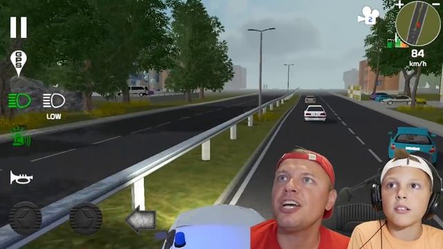 ШТРАФУЕМ Нарушителей на Патрульной МАШИНЕ в Police Patrol Simulator смотреть онлайн