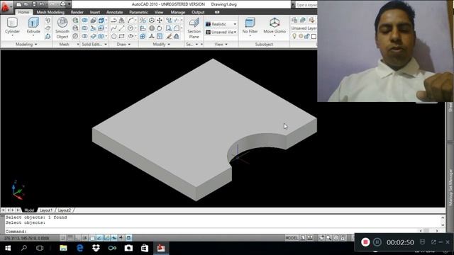 (Hindi) Autocad 3D Commands Series 2018-19: (Union Command,Subtract Command and Intersect Command) смотреть онлайн