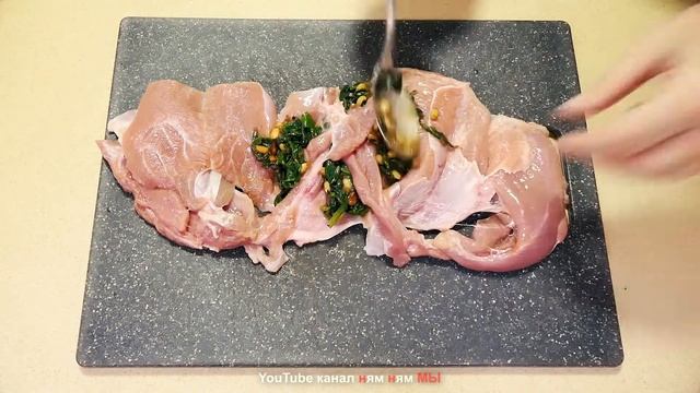 ПРЕКРАСНЫЙ РУЛЕТ ИЗ ИНДЕЙКИ!!! смотреть онлайн