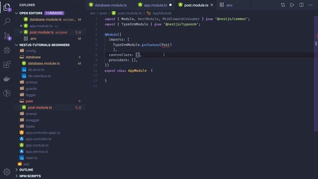 Nest JS for Beginners Course (Node JS) TypeORM and Mysql #25 смотреть онлайн