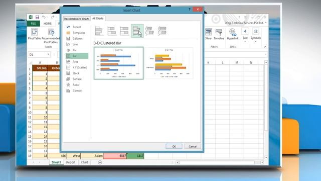 How to create a basic chart in Excel смотреть онлайн