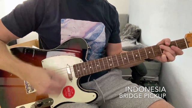 Squier Classic Vibe Telecaster Made in Indonesia vs. China смотреть онлайн