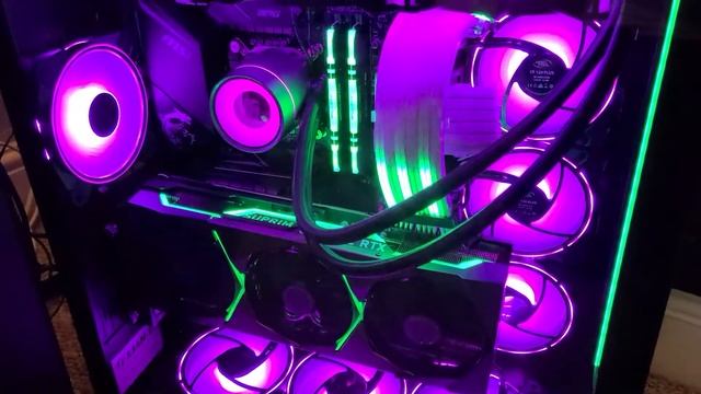 Lian Li Dynamic XL. RTX 3090. Settled for green and purple.. for now смотреть онлайн