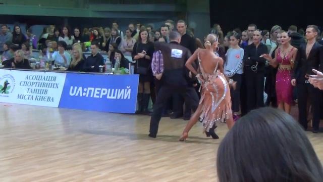 Kiev Open 2018. 1/2 Adult Latina. Maksim Bodnar & Olga Kuzmenko. Cha Cha смотреть онлайн
