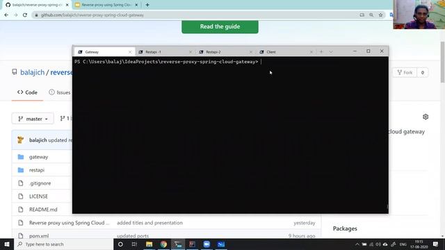 Reverse proxy using Spring Cloud Gateway смотреть онлайн