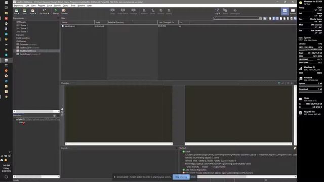 Git Basics 3 Pulling a repository from Github to Smartgit смотреть онлайн