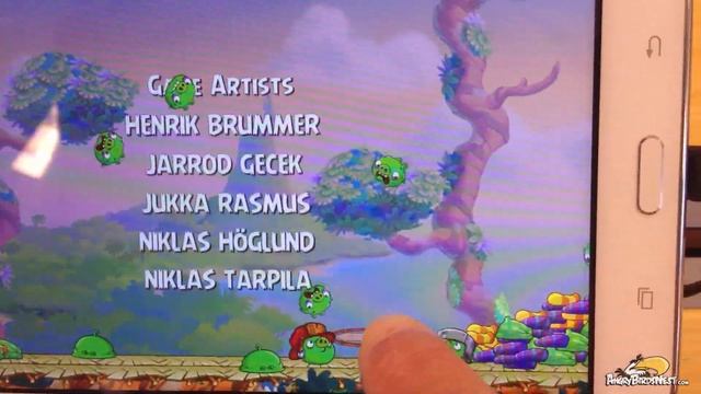 Angry Birds Stella Keep the Pigs Up in the Air Mini Game Hidden in Credits смотреть онлайн
