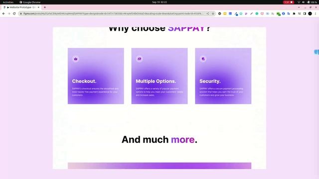 SAPPAY Website Figma Prototype With Parallax Effect смотреть онлайн