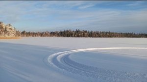 Зимняя рыбалка в Архангельской области.К трем озёрам на снегоходах.