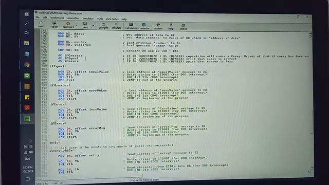 Guessing Game Using Assembly Language смотреть онлайн
