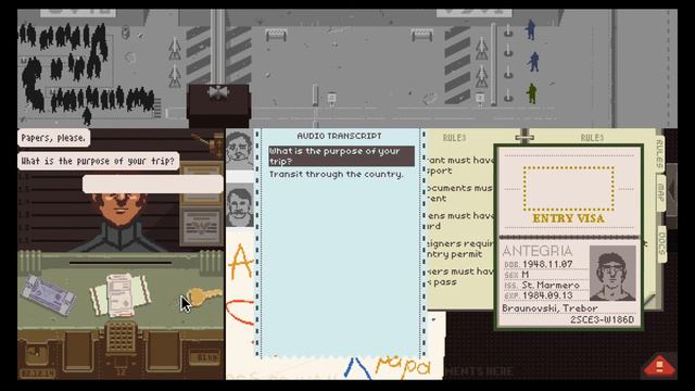 Papers, Please - Ending 20 of 20 Perfection | Day 22 смотреть онлайн