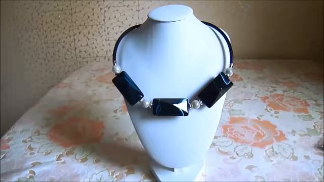 Колье чокер из черного агата смотреть онлайн