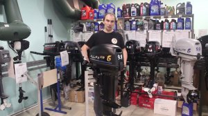 Обзор Новинки 2023! Мотор лодочный 2-х тактный ALLFA CG Т9.9 BS MAX (20 л.с) Black generation