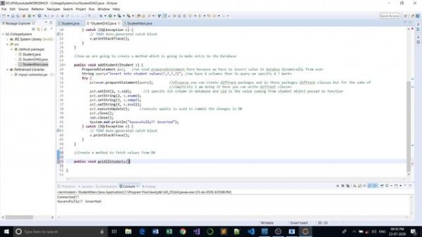 JAVA JDBC-DAO(Data access object) tutorial