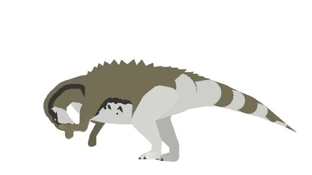 Hadrosaur animation (stick nodes) смотреть онлайн