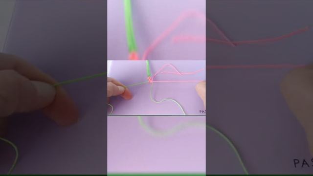 Цветочки из шнурков / Как сделать браслет макраме / Браслет дружбы из шнурков / shorts смотреть онлайн