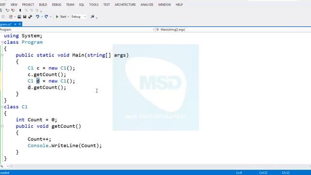 C#.Net in Tamil Part 38 - Static Field and Method смотреть онлайн
