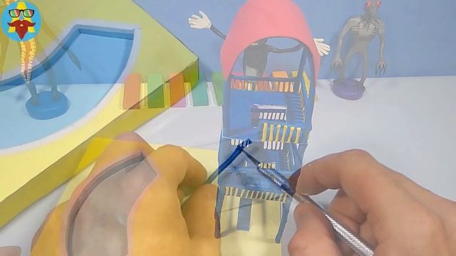 Пожиратель поселился в Аквапарке | Новое творение из пластилина | По мотивам Travor Henderson's смотреть онлайн