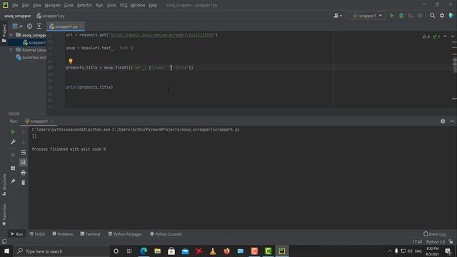 عمل Web Scrapping لمنتجات موقع سوق في ملف CSV смотреть онлайн