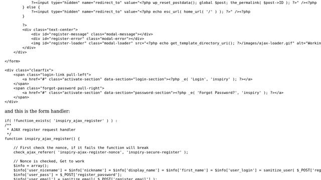Wordpress: How to get password from user instead wp-generate-password? смотреть онлайн