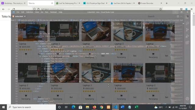 Update Desain Toko online Dengan Bootstrap v5.1.3 смотреть онлайн