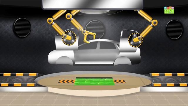 Compact Car | Rusty Garage | Car Garage | Trucks And Cars Video For Kids смотреть онлайн