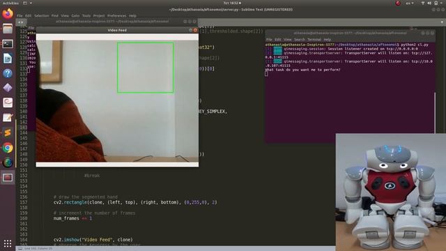 Hand Gesture Recognition Using Nao смотреть онлайн