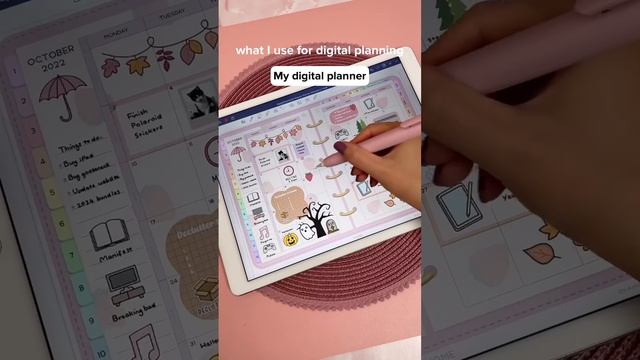 what I use for digital planning ✏️? iPad planner addict ❤️ смотреть онлайн