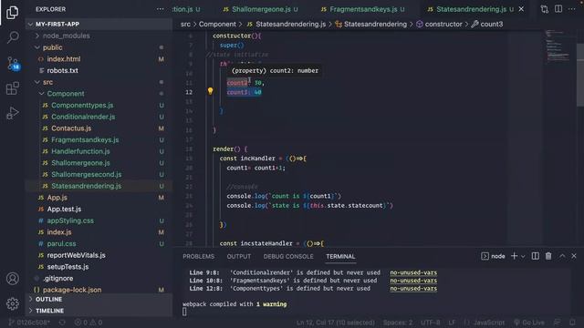 State and Rendering in React part -2 смотреть онлайн