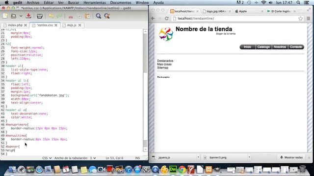 Taller de creación de un CMS con PHP 09 Javascript banner смотреть онлайн