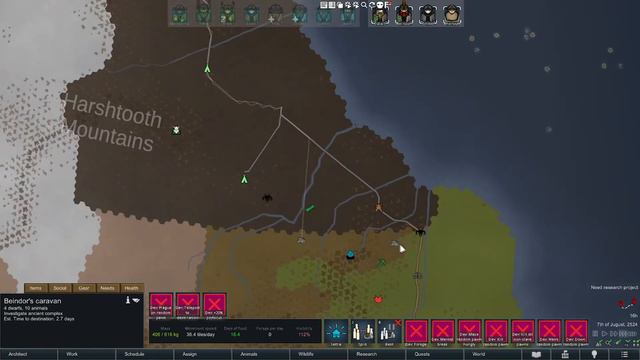 [44] RimWorld - Ancient Complex - Magical Mountain Menagerie - Let's Play смотреть онлайн