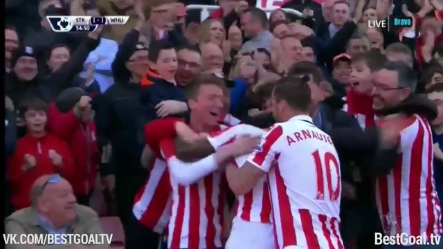 Сток Сити 2:1 Вест Хэм. Обзор матча и видео голов смотреть онлайн