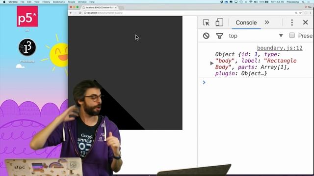 5.18: Introduction to Matter.js Continued - The Nature of Code смотреть онлайн