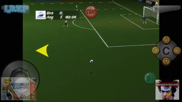 FIFA world cup 98 Nintendo 64 (retro game play 2/2) смотреть онлайн