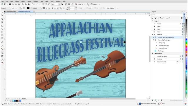 How to Make a Poster in CorelDRAW (Windows) смотреть онлайн