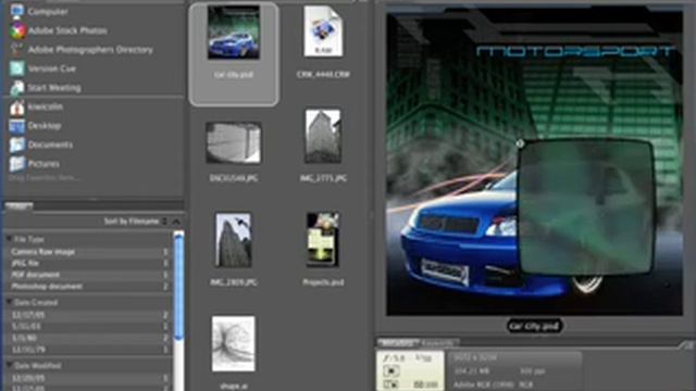 Adobe Bridge 2 (Photoshop CS3) first look смотреть онлайн