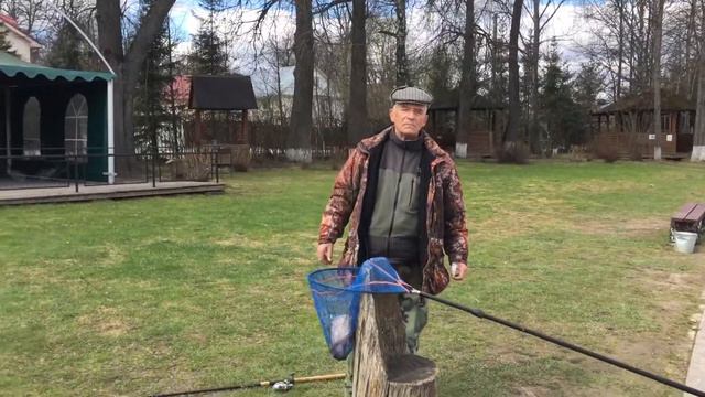 Поимка форели на поплавочную удочку. РК Фишка Липки. смотреть онлайн
