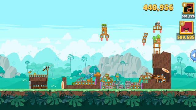 Angry Birds Friends Level 8 Tournament 1203 three stars NO POWER-UP walkthrough 2023-02-23 смотреть онлайн