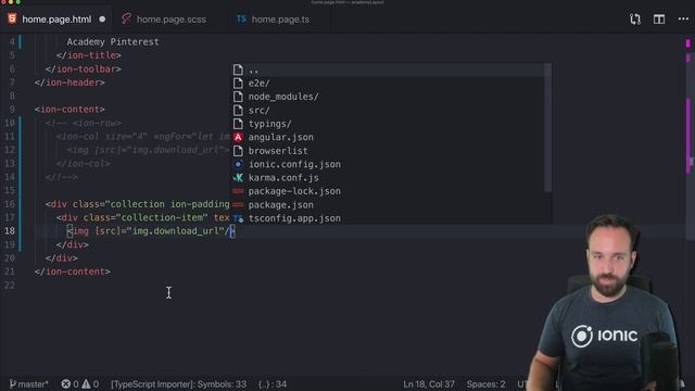 Creating a Pinterest Layout with Ionic 4 смотреть онлайн
