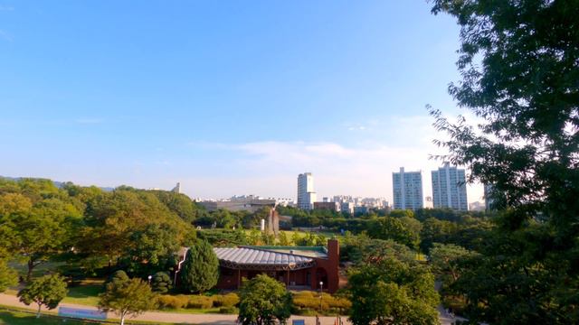 [4K] Walk to JYP Entertainment Bldg from rose garden via Olympic Park in Seoul. k-pop Walking ASMR смотреть онлайн