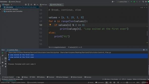 10 - Backend Learn Python for Applications Development - 39 - Flow Control Keywords