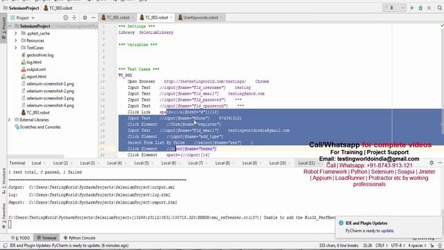 Robot Framework : Create Test Case by Recording смотреть онлайн